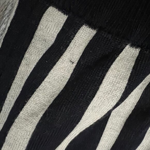 Valentino Boutique Italy Striped Knit Sweater 54 XL Wool Cotton - Picture 9 of 11